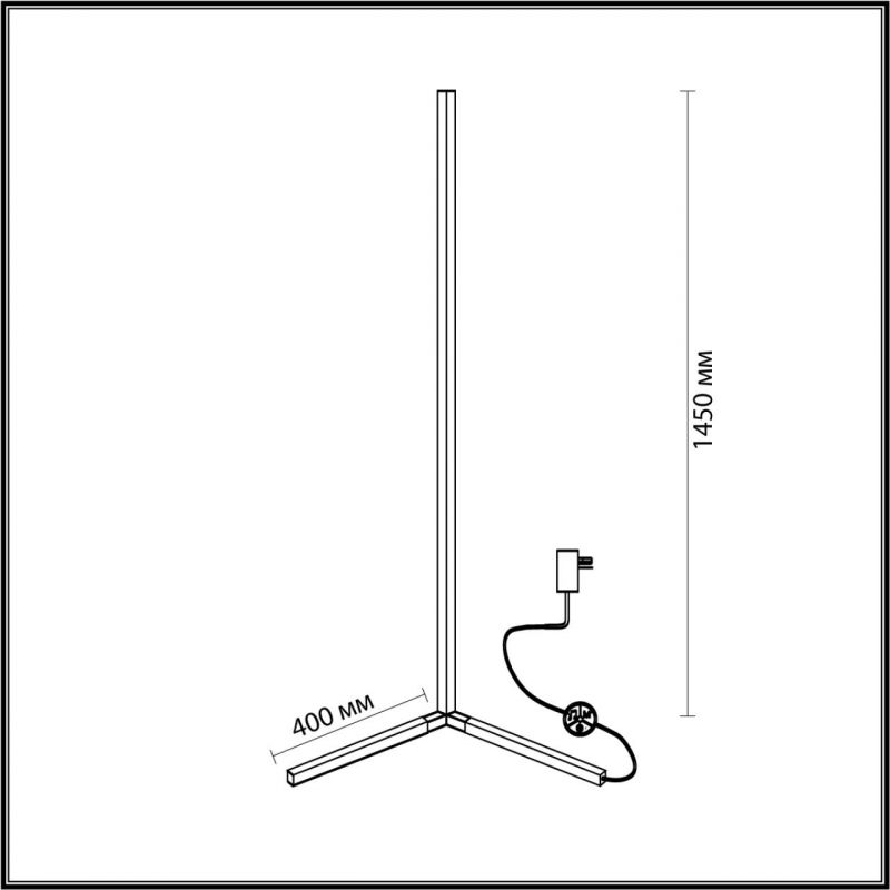 Торшер Светодиодный Trumpet tube 145см в Краснодаре