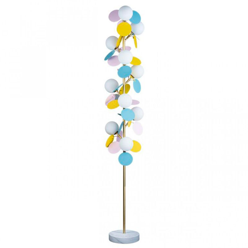 Торшер MATISSE Floor Lamp multicolor Мульти Золотой Белый в Краснодаре | Loft Concept 