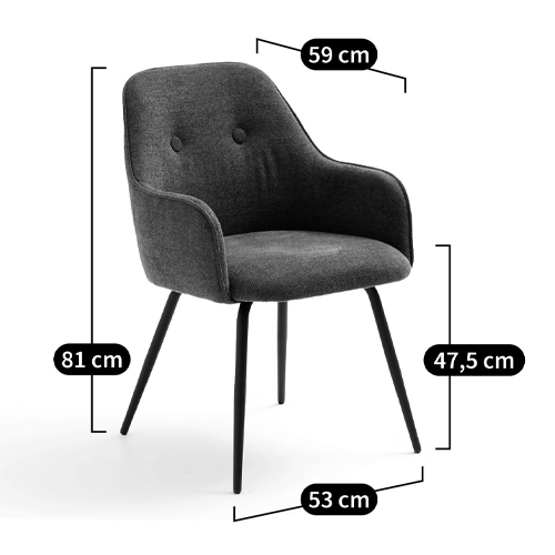 Кресло обеденное на металлических ножках Mazzi Chair в Краснодаре