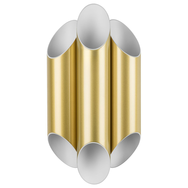 Бра Garbi Trio Gold Pipe Organ Sconce Золотой Белый в Краснодаре | Loft Concept 