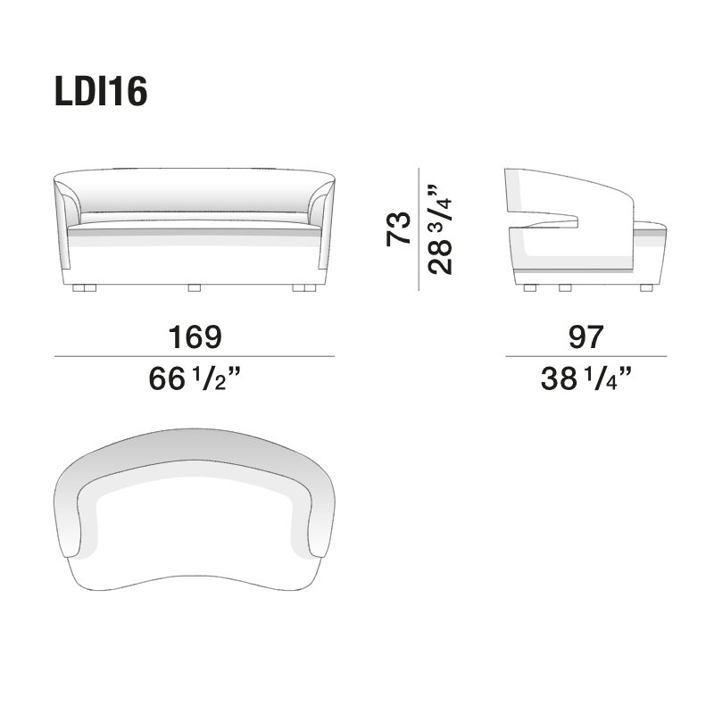 Дизайнерский диван LUCIO Sofa в Краснодаре