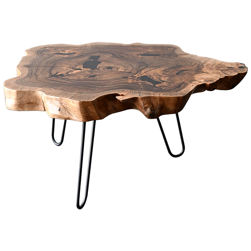 Кофейный стол Rohan Industrial Metal Rust Coffee Table Коричневый Черный в Краснодаре | Loft Concept 