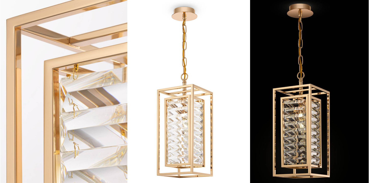 Подвесной светильник Algernon Light gold - фото