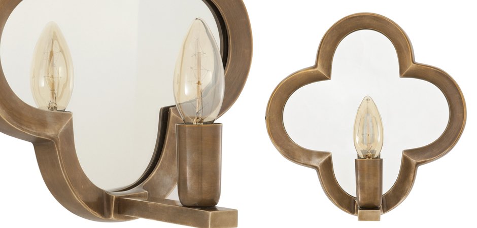 Бра Eichholtz Wall Lamp West Lake Brass - Loft-Concept в Краснодаре