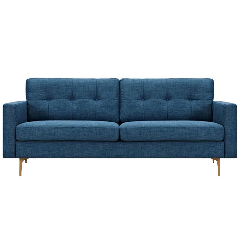 Диван Stone Blue Greta Sofa Диван синий лен Синий в Краснодаре | Loft Concept 