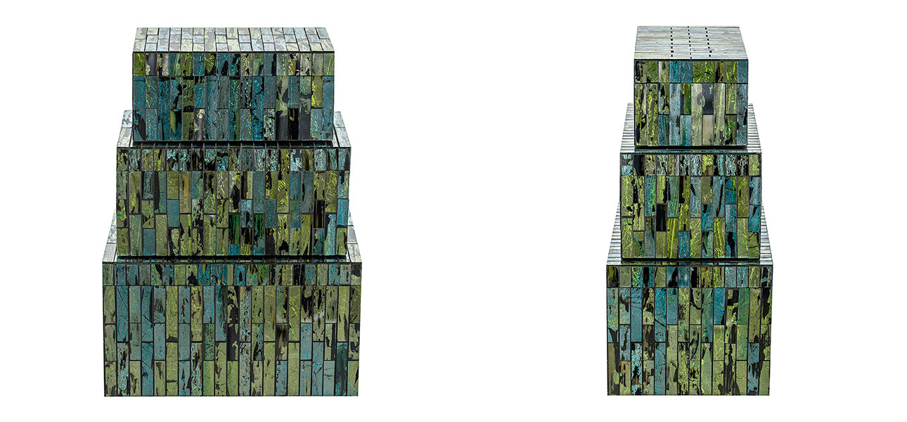 Шкатулка с крышкой с инкрустацией Трио Trio  - фото №2