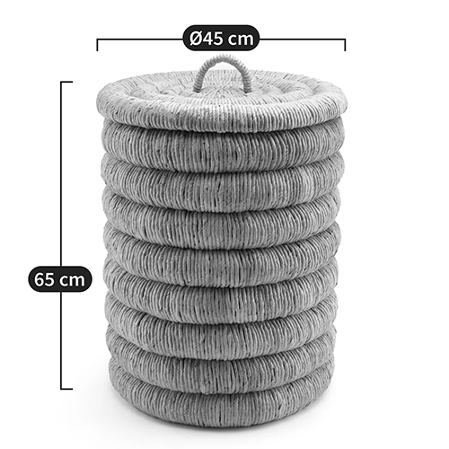 Плетеная корзина с крышкой из плетеного бананового дерева Zuwena Wicker Basket Плетеная корзина с крышкой из плетеного бананового дерева Zuwena Wicker Basket в Краснодаре