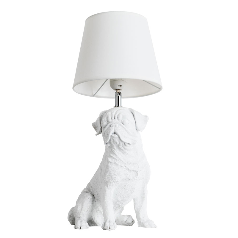 Настольная лампа White Bulldog Table Lamp Белый в Краснодаре | Loft Concept 