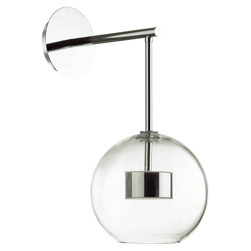 Бра Transparent Bubble Sconce chromium Прозрачный Хром в Краснодаре | Loft Concept 