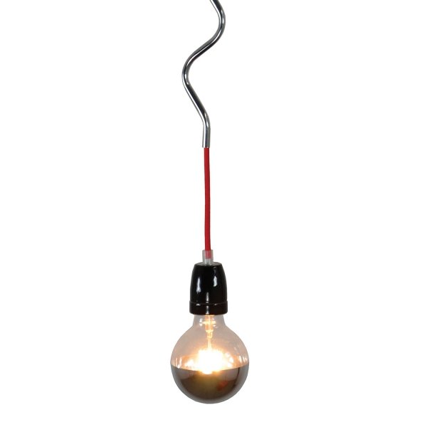 Подвесной светильник Spinner Bulb Black Chrome Черный в Краснодаре | Loft Concept 