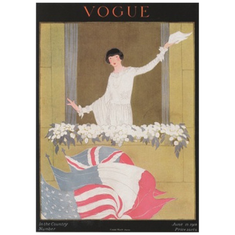 Постер Vogue Cover 1918 June  в Краснодаре | Loft Concept 