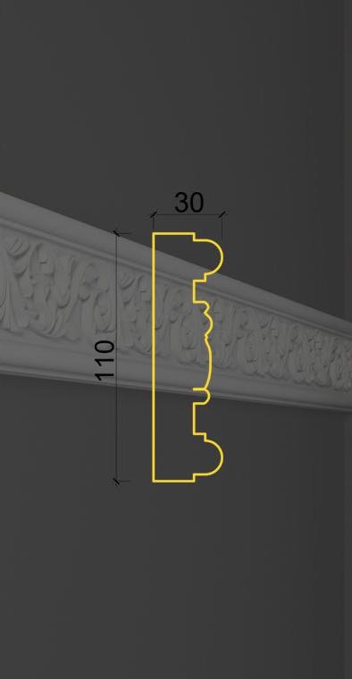 Молдинг с орнаментом MO-20 в Краснодаре