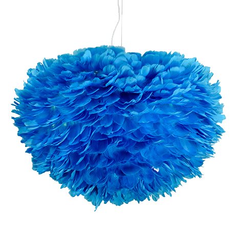 Люстра из перьев Plumage Blue  в Краснодаре | Loft Concept 