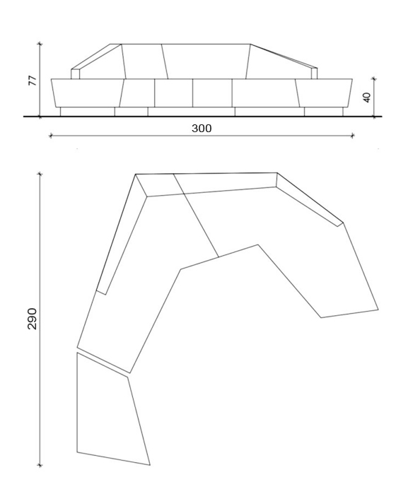 Диван Anaktae ADRASTUS SOFA в Краснодаре