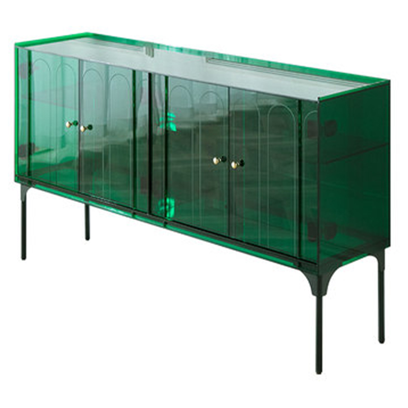 Зеленый комод из акрила Green Acrylic Furniture Chest of Drawers Зеленый в Краснодаре | Loft Concept 