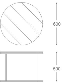 Стол Loft Wooden Round в Краснодаре