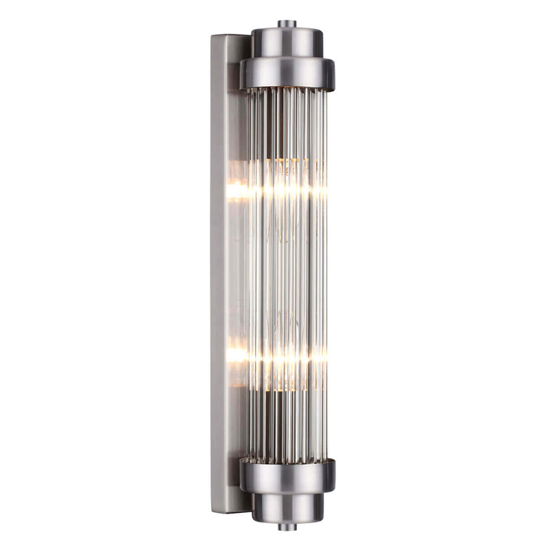 Бра Dirck Glass TUBE Sconce Nickel Никель в Краснодаре | Loft Concept 