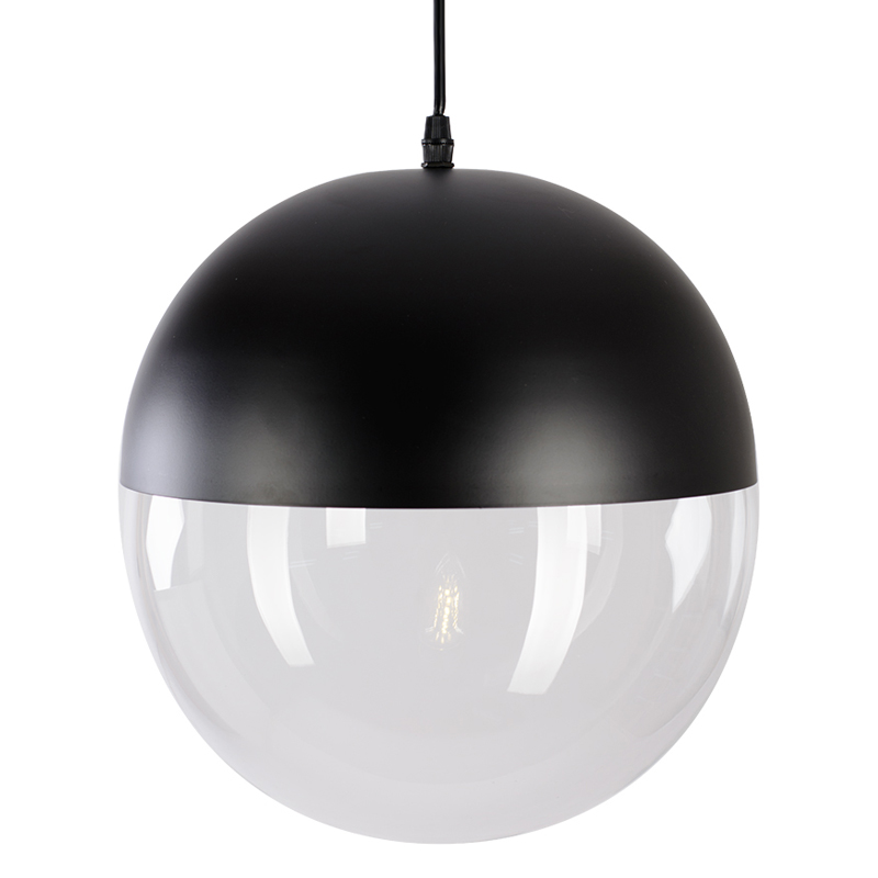 Подвесной светильник pendant lamp SPHERE 1 Черный Прозрачное Стекло в Краснодаре | Loft Concept 