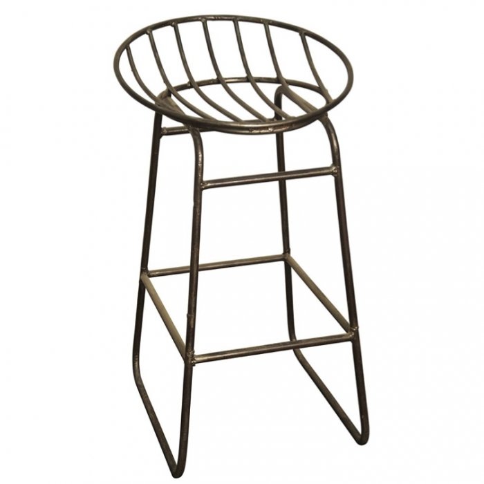 Барный стул Industrial Iron Grille Bar Stool Латунь в Краснодаре | Loft Concept 