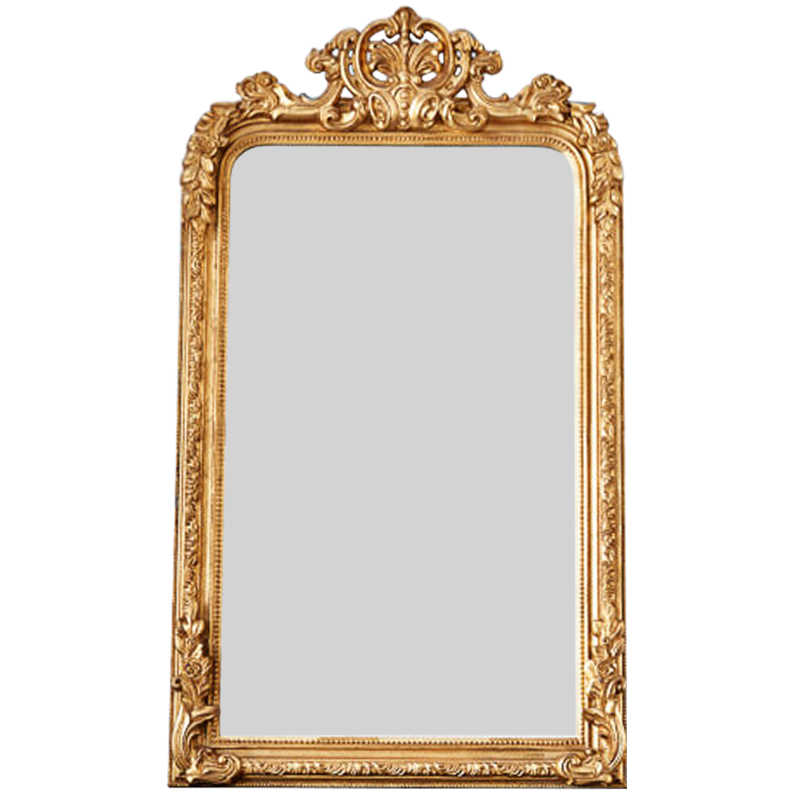 Зеркало Aged Gold Mirror Винтажное Светлое Золото Античное зеркальное стекло в Краснодаре | Loft Concept 