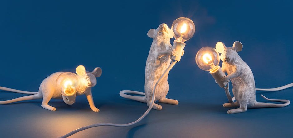 Настольная лампа Seletti Mouse Настольная лампа Seletti Mouse - Loft-Concept в Краснодаре