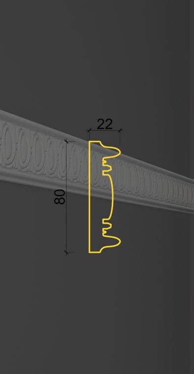 Молдинг с орнаментом MO-18 в Краснодаре