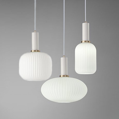 Подвесной светильник Ferm Living chinese lantern White Белый Золотой в Краснодаре | Loft Concept 