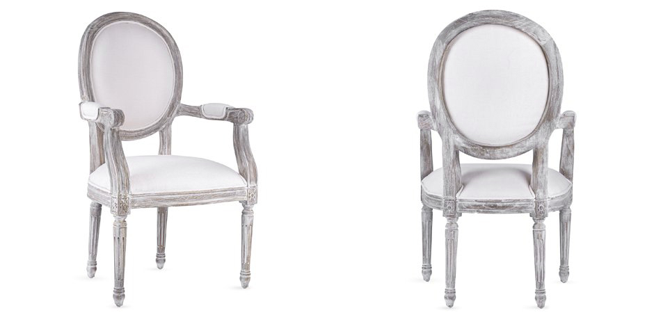 Стул REGENCY MEDALLION ARMCHAIR Avory Linen Стул REGENCY MEDALLION ARMCHAIR Avory Linen - Loft-Concept в Краснодаре