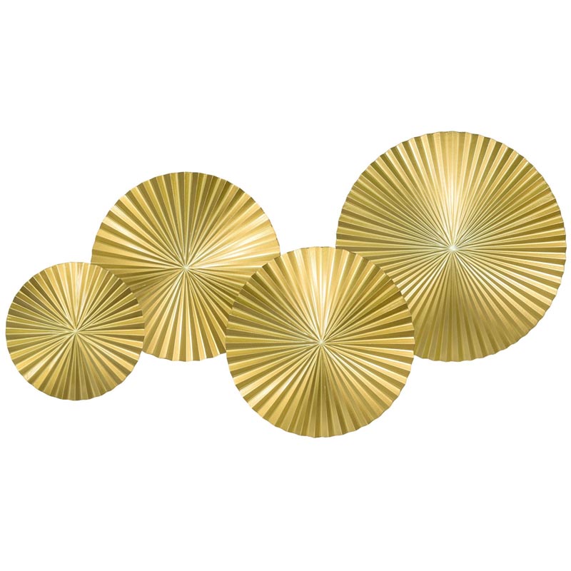 Арт-объект Apollo Gold Wall Plaque Disc 4 Золотой в Краснодаре | Loft Concept 