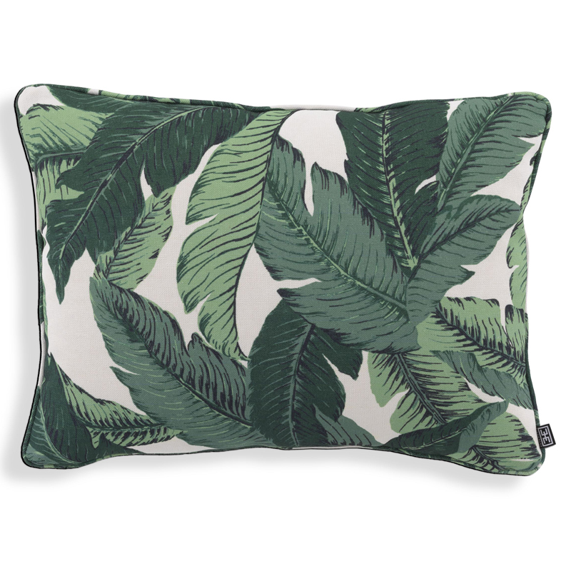 Подушка Eichholtz Pillow Mustique s Белый Зеленый в Краснодаре | Loft Concept 