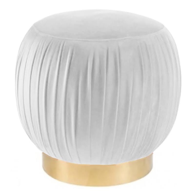 Оттоманка Art Deco Turban white Золотой в Краснодаре | Loft Concept 