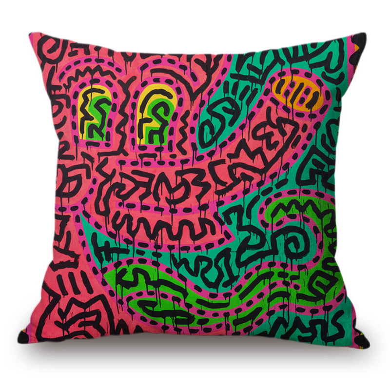 Подушка Keith Haring 15 Мульти в Краснодаре | Loft Concept 