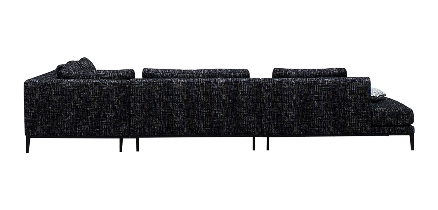 Угловой диван Ferguson Sofa Black - фото №1