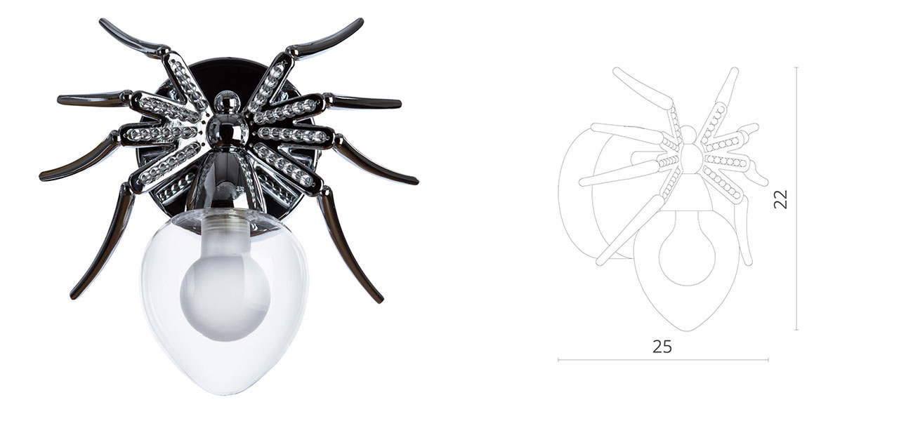 Бра Паук Spiders lamp  - фото