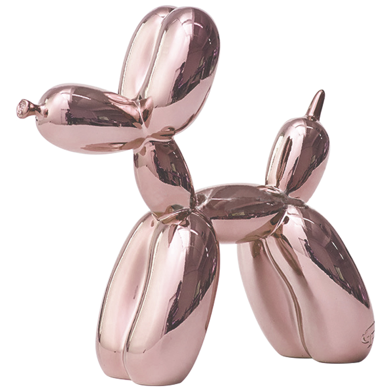 Статуэтка Jeff Koons Balloon Dog Chrome Pink Розовое золото в Краснодаре | Loft Concept 