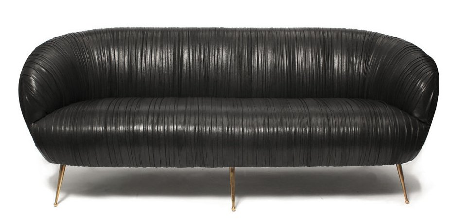 Софа Kelly Wearstler Souffle Settee Leather - фото №2