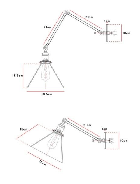 Бра Gloce Cone Shade Loft Industrial Glass в Краснодаре