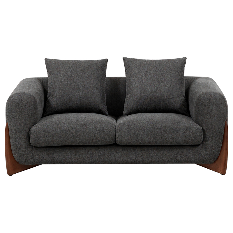 Диван Cuthbert Dark Gray Sofa Серый Коричневый в Краснодаре | Loft Concept 