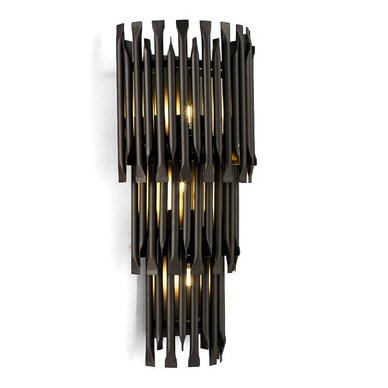 Бра MATHENY III WALL LAMP by DELIGHTFULL Black Черный матовый в Краснодаре | Loft Concept 