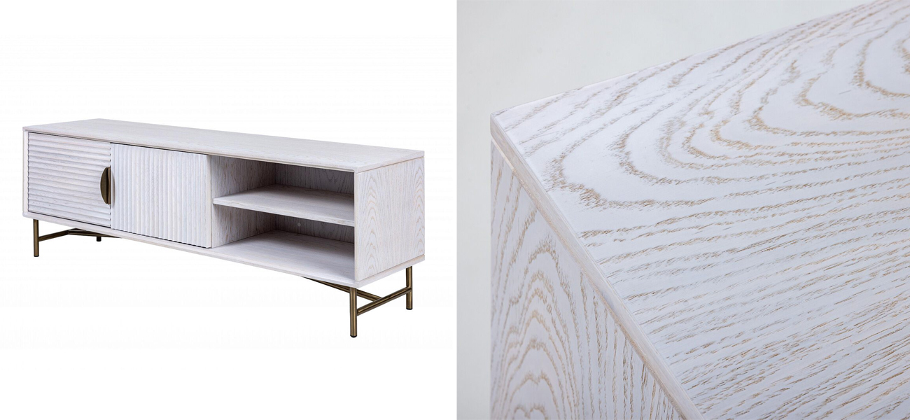 ТВ-тумба Antique Order Шпон Беленого дуба  - фото