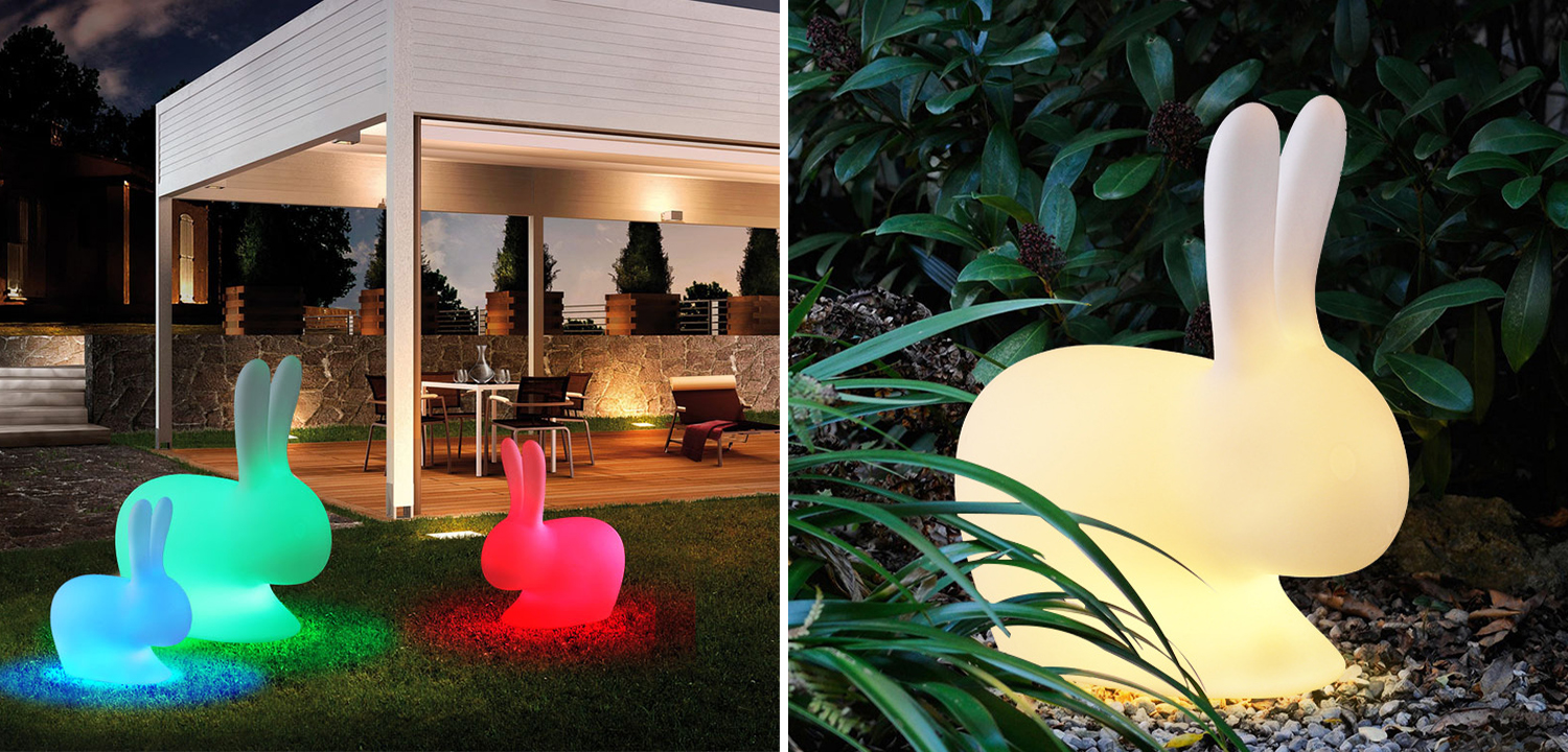 Лампа в виде кролика дизайн Стефано Джованнони - фото