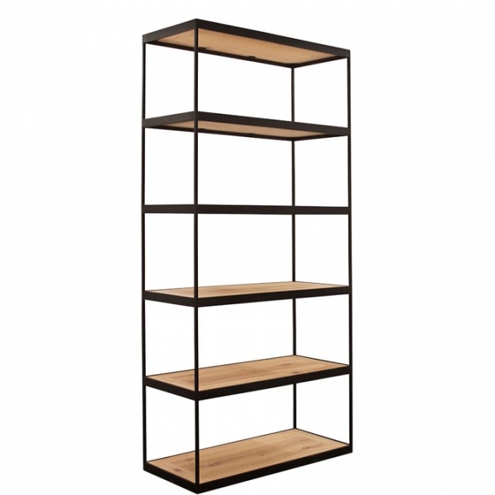 Стеллаж Industrial Oak Shelving Unit  в Краснодаре | Loft Concept 