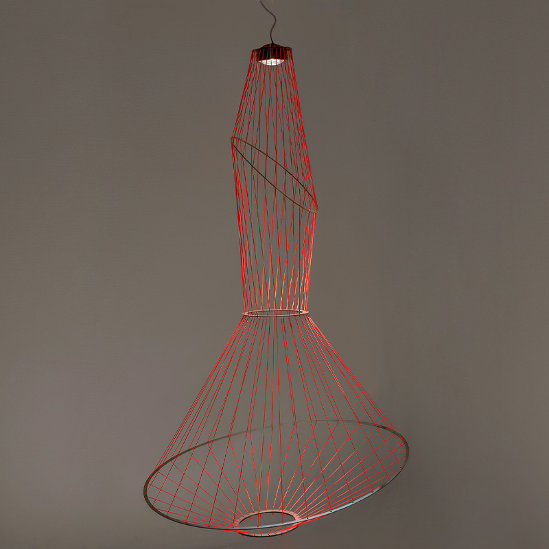 Люстра Light Threads Object Lighting Красный Черный в Краснодаре | Loft Concept 