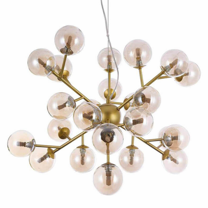 Люстра Berries Chandelier Amber 65 матовое золото Янтарь (Amber) в Краснодаре | Loft Concept 