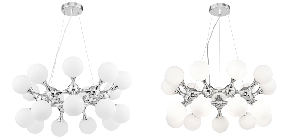Люстра MOONDROP Chandelier Chromium 18 Люстра MOONDROP Chandelier Chromium 18 - Loft-Concept в Краснодаре