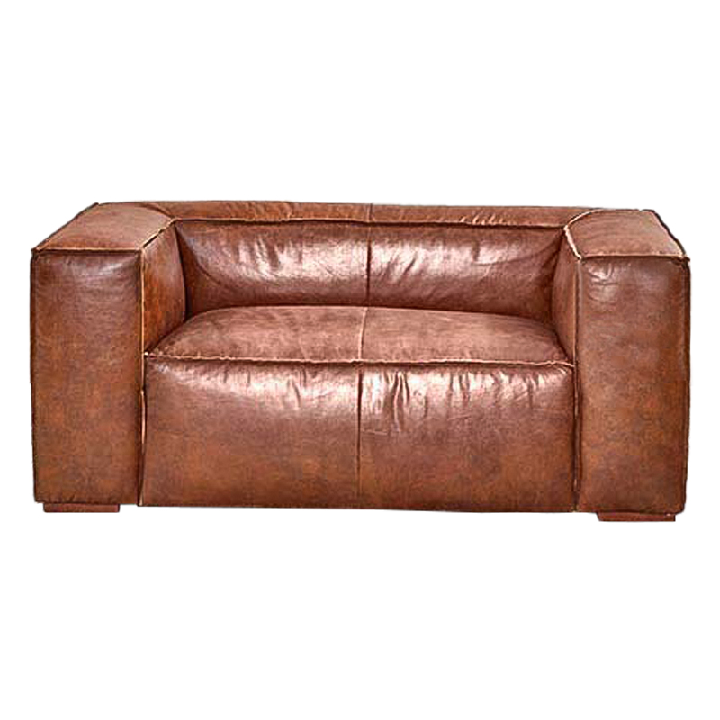 Диван Leather Softness Sofa Коричневый в Краснодаре | Loft Concept 