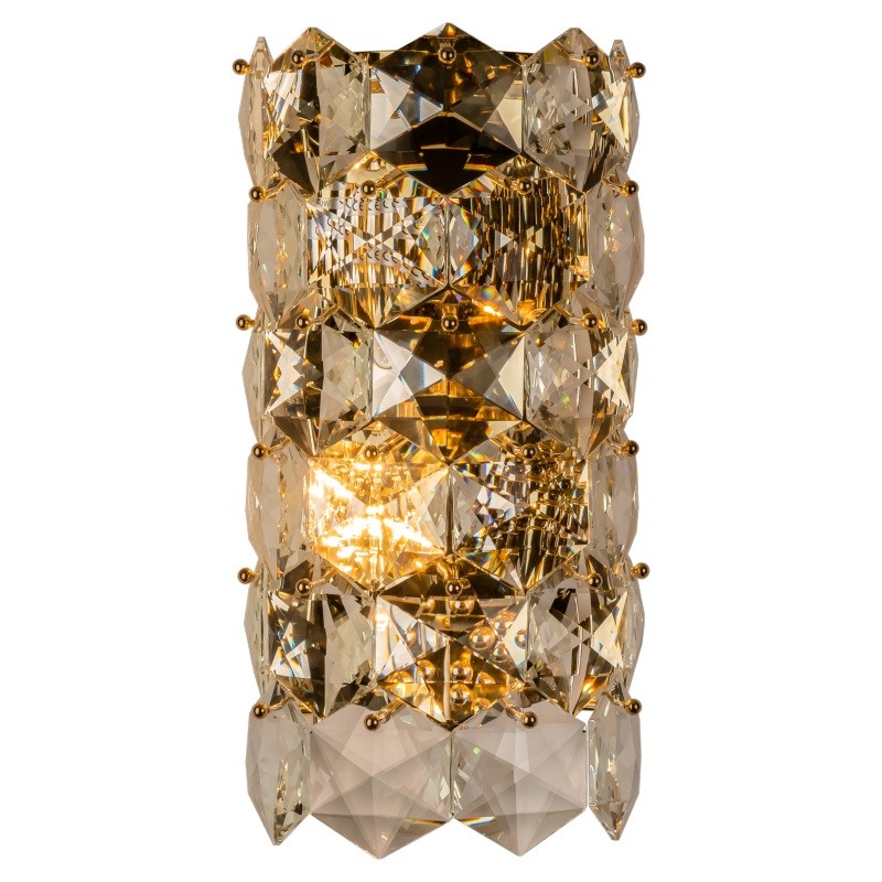 Бра Tiers Crystal Light Ermitage Wall Lamp Прозрачное Стекло Золотой в Краснодаре | Loft Concept 