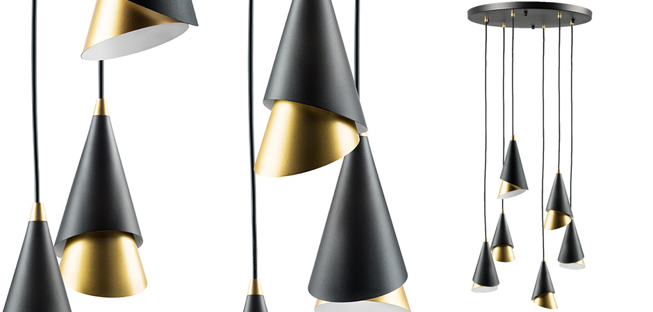 Люстра Lucio Black and Gold 6 Люстра Lucio Black and Gold 6 - Loft-Concept в Краснодаре