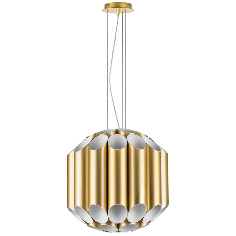 Люстра Garbi Gold Pipe Organ Chandelier 44 Золотой Белый в Краснодаре | Loft Concept 