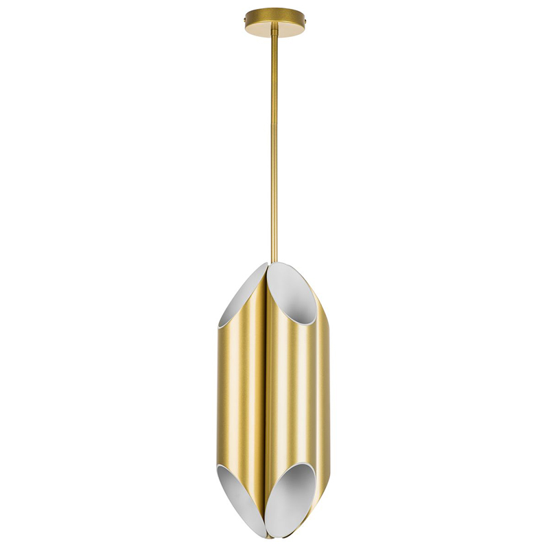 Подвесной светильник Garbi Gold Pipe Organ Hanging Lamp Золотой Белый в Краснодаре | Loft Concept 